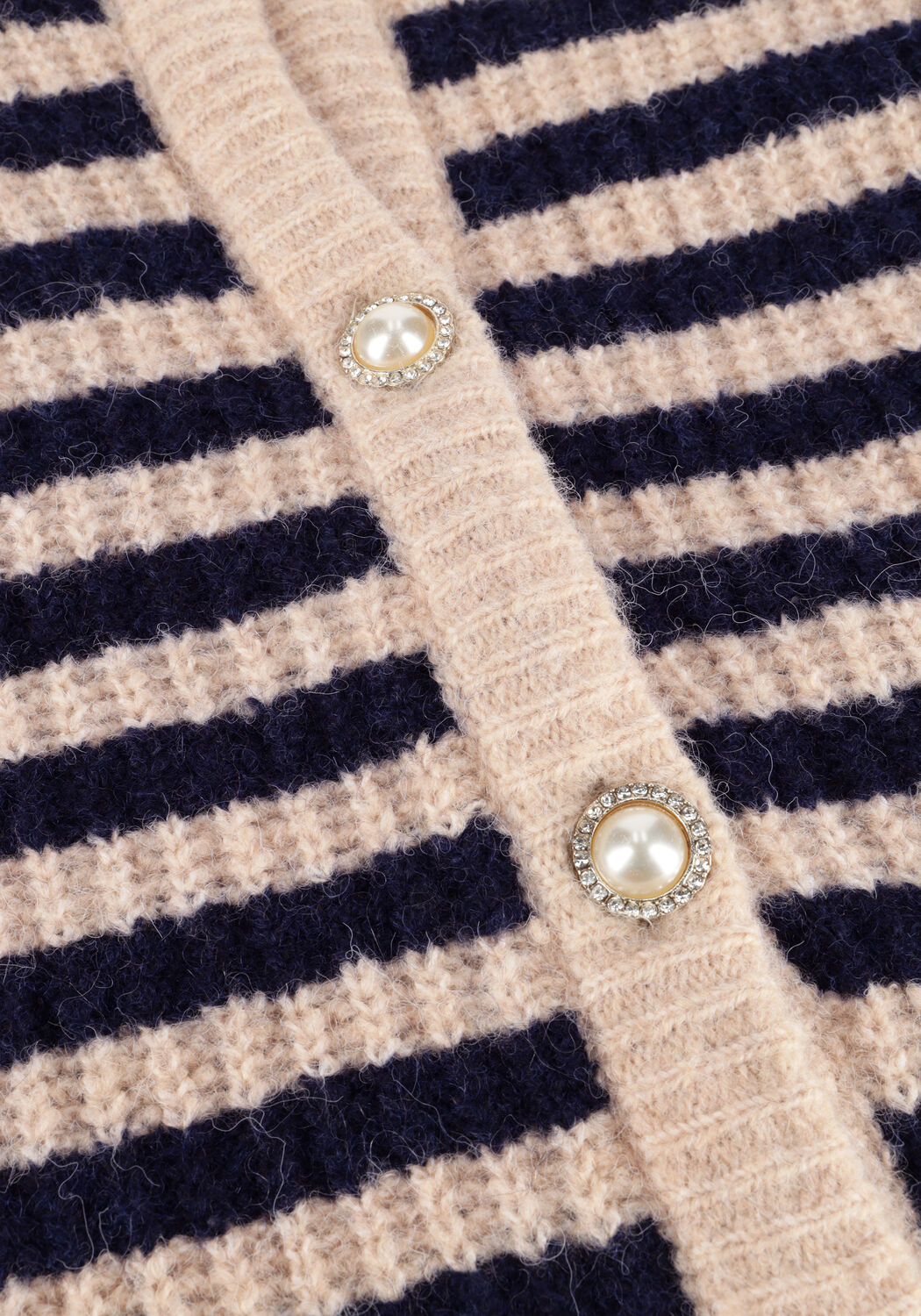 Donkerblauwe LOLLYS LAUNDRY Vest NOVALI CARDIGAN LS - large