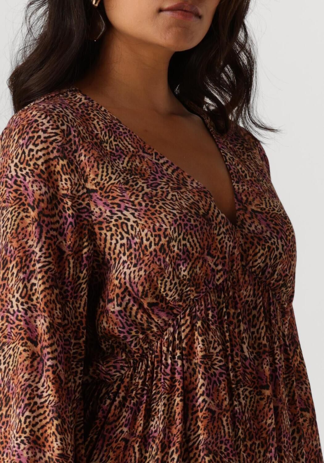 YDENCE Dames Jurken Dress Jaely Bruin