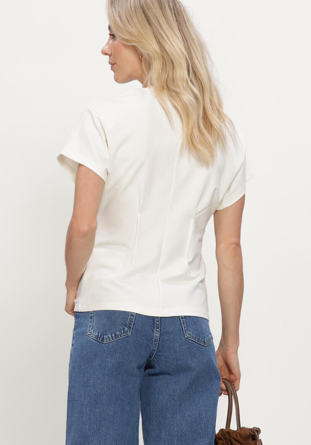 SELECTED WOMEN Dames Tops & T-shirts Slwera Ss Top Gebroken Wit