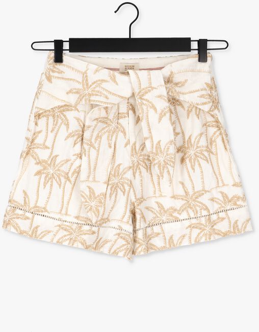 SCOTCH & SODA EMBROIDERED LINEN HIGH-RISE SHORT - large