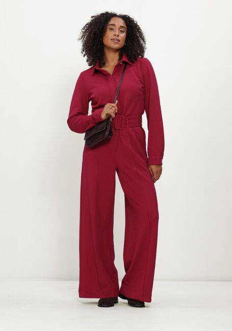 Bordeaux POM AMSTERDAM Maxi jurk MEGAN BURGUNDY RED - large