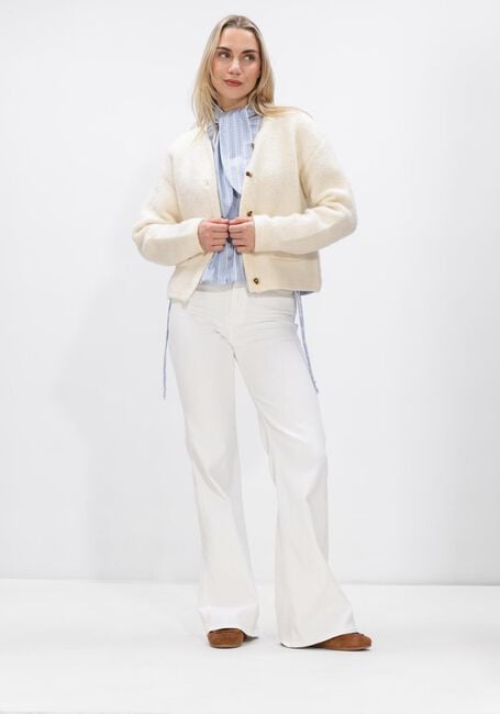 Creme DANTE6 Vest BETH BOUCLE CARDIGAN - large