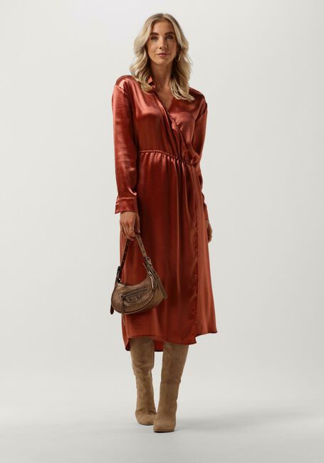 Bruine YDENCE Midi jurk DRESS JESS - large