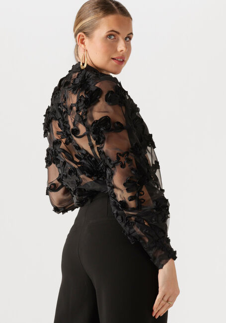 Zwarte AAIKO Blouses LUCIA FLOWER PES 502 - large