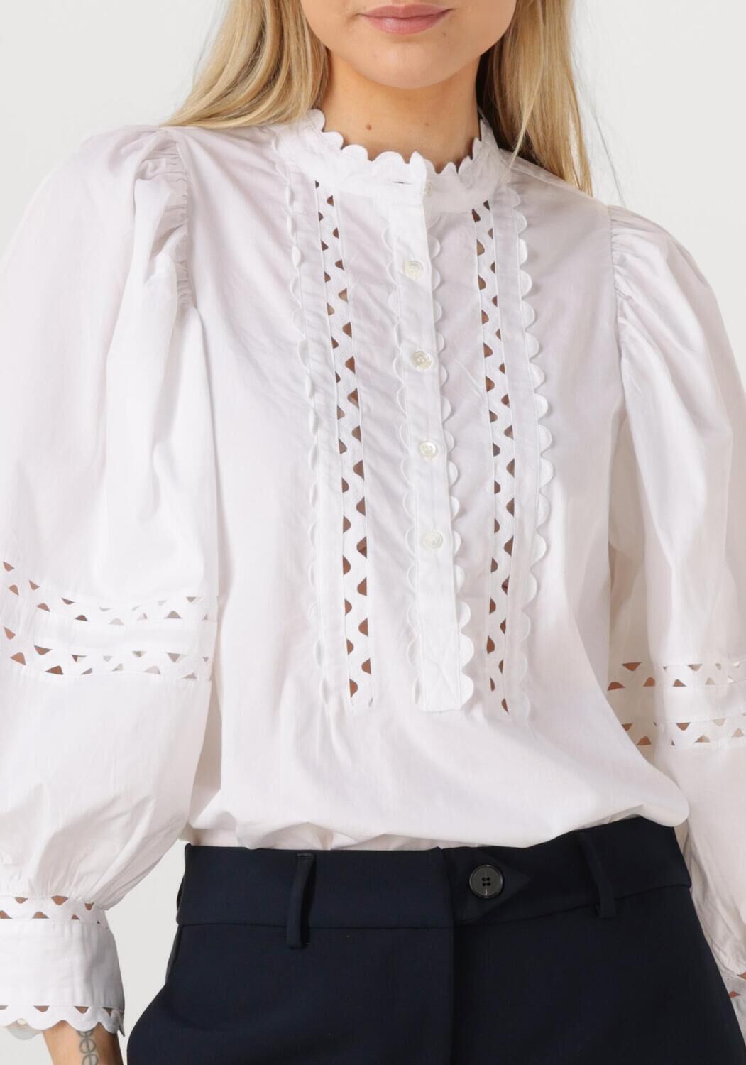 ANTIK BATIK Dames Blouses Romie Blouse Wit