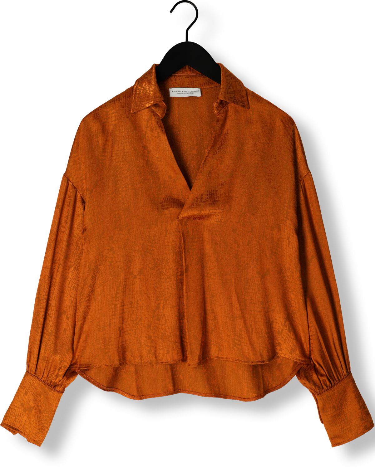 AMAYA AMSTERDAM Dames Blouses Evi Blouse Oranje