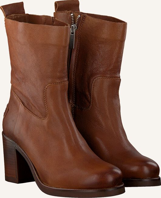 Cognac SHABBIES Enkellaarsjes 183020112 Cognac SHABBIES Enkellaarsjes 183020112 - large