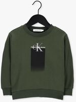Groene CALVIN KLEIN Sweater GRADIENT LOGO SWEATSHIRT