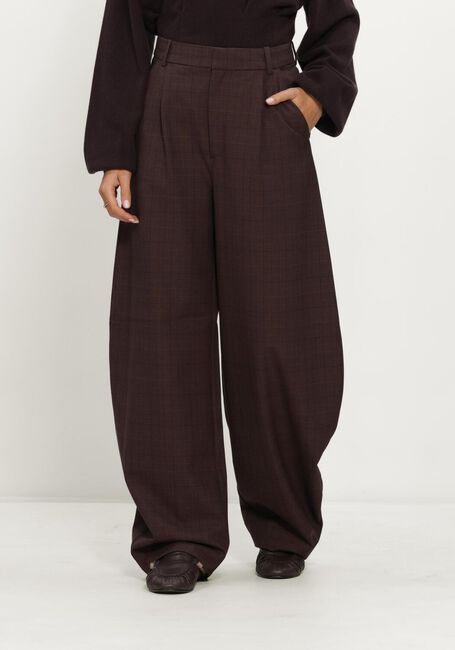 Bruine GESTUZ Broeken GZLAVANA HW PANTS - large