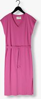 Roze SELECTED FEMME Midi jurk SLFESSENTIAL SL V-NECK ANKLE DRESS NOOS
