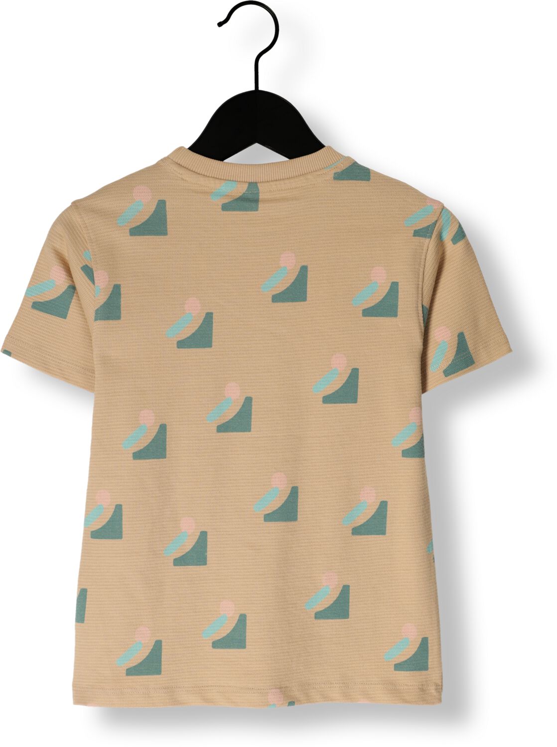 DAILY7 Jongens Polo's & T-shirts T-shirt Allover Print Beige
