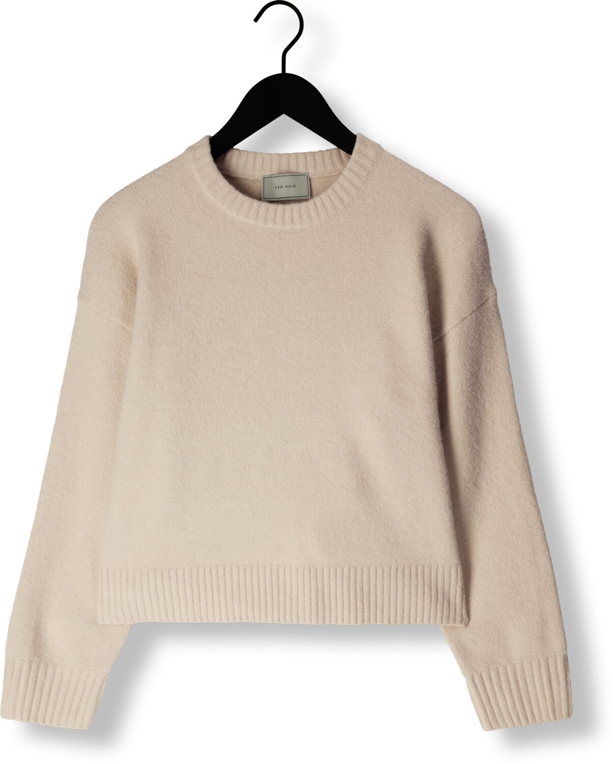 NEO NOIR Dames Truien & Vesten Detri Solid Knit Blouse Creme
