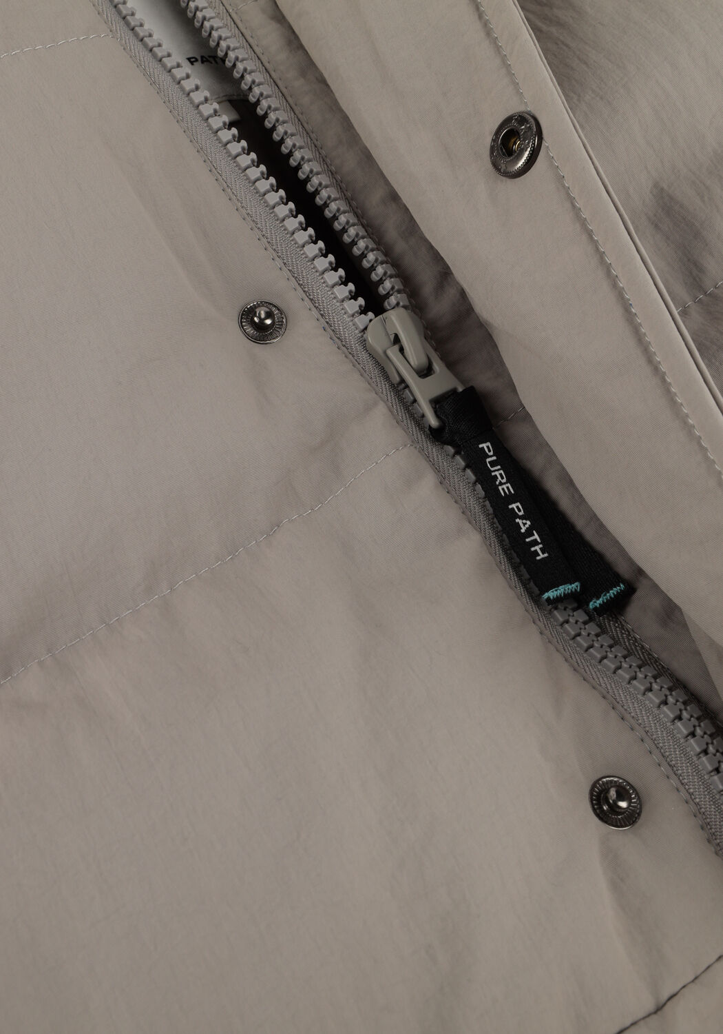 Grijze PURE PATH Gewatteerde jas REGULAR FIT JACKETS PADDED404 - large