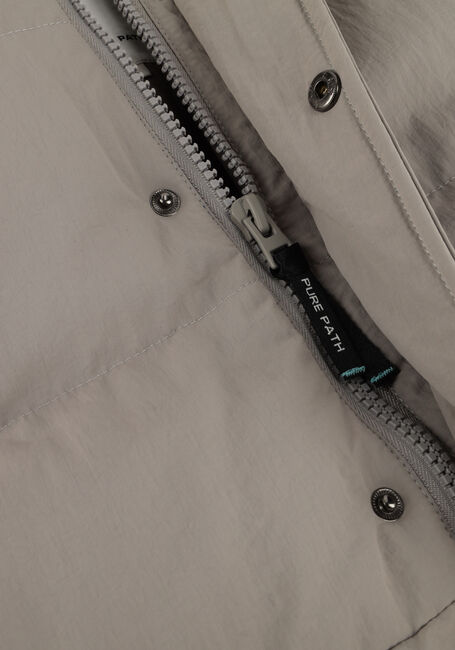 Grijze PURE PATH Gewatteerde jas REGULAR FIT JACKETS PADDED404 Grijze PURE PATH Gewatteerde jas REGULAR FIT JACKETS PADDED404 - large