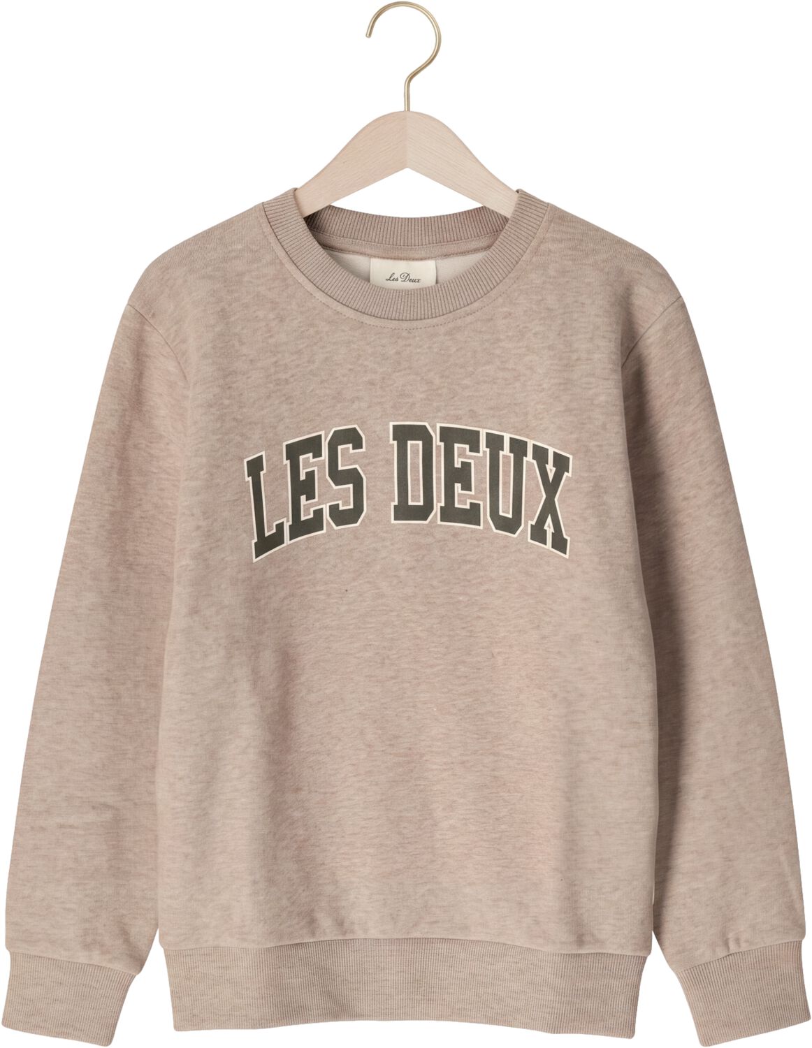 LES DEUX Jongens Truien & Vesten College Sweatshirt Taupe