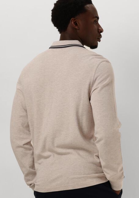 Beige FRED PERRY Polo TWIN TIPPED FRED PERRY SHIRT LONG SLEEVE - large