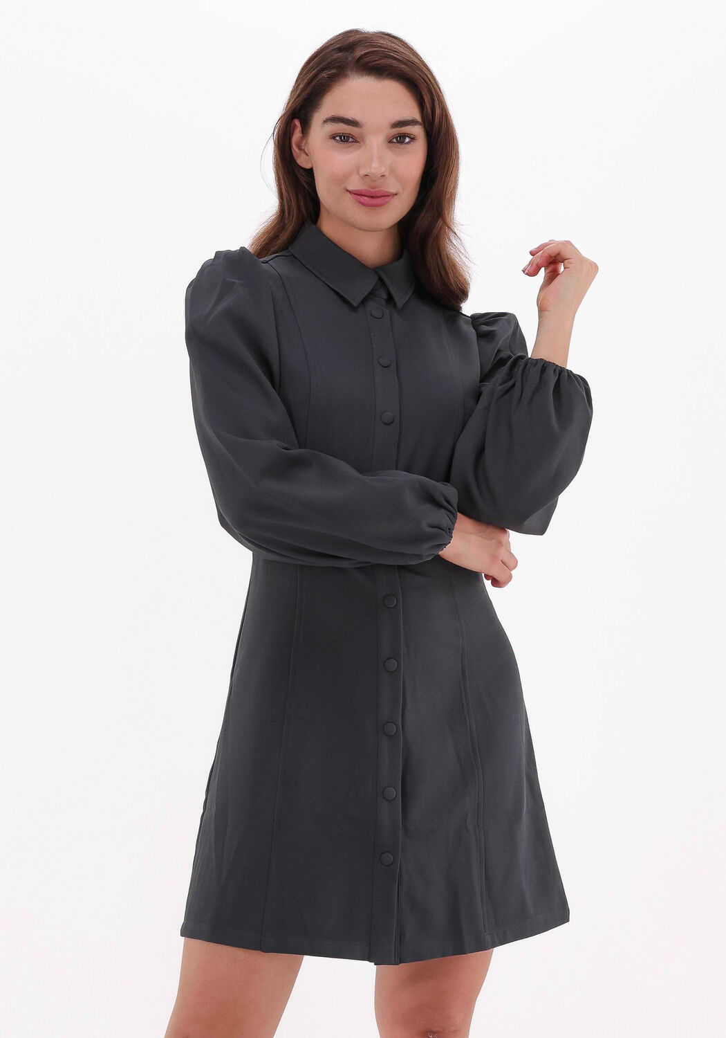 Jurk antraciet clearance