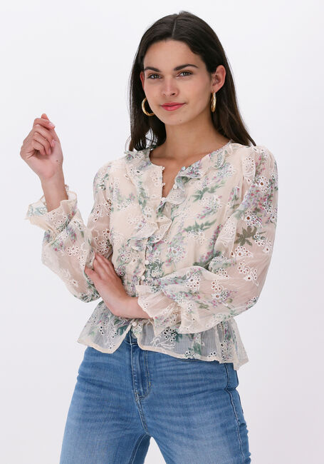 Ecru GUESS Blouses LS YUMI TOP - large