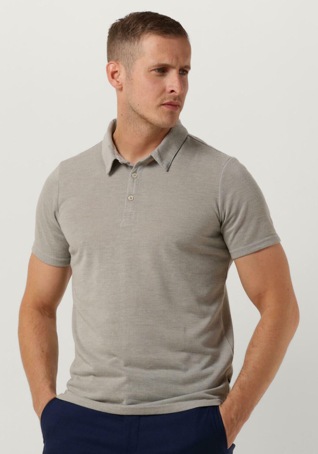 MATINIQUE Heren Polo's & T-shirts Masanford Polo Taupe