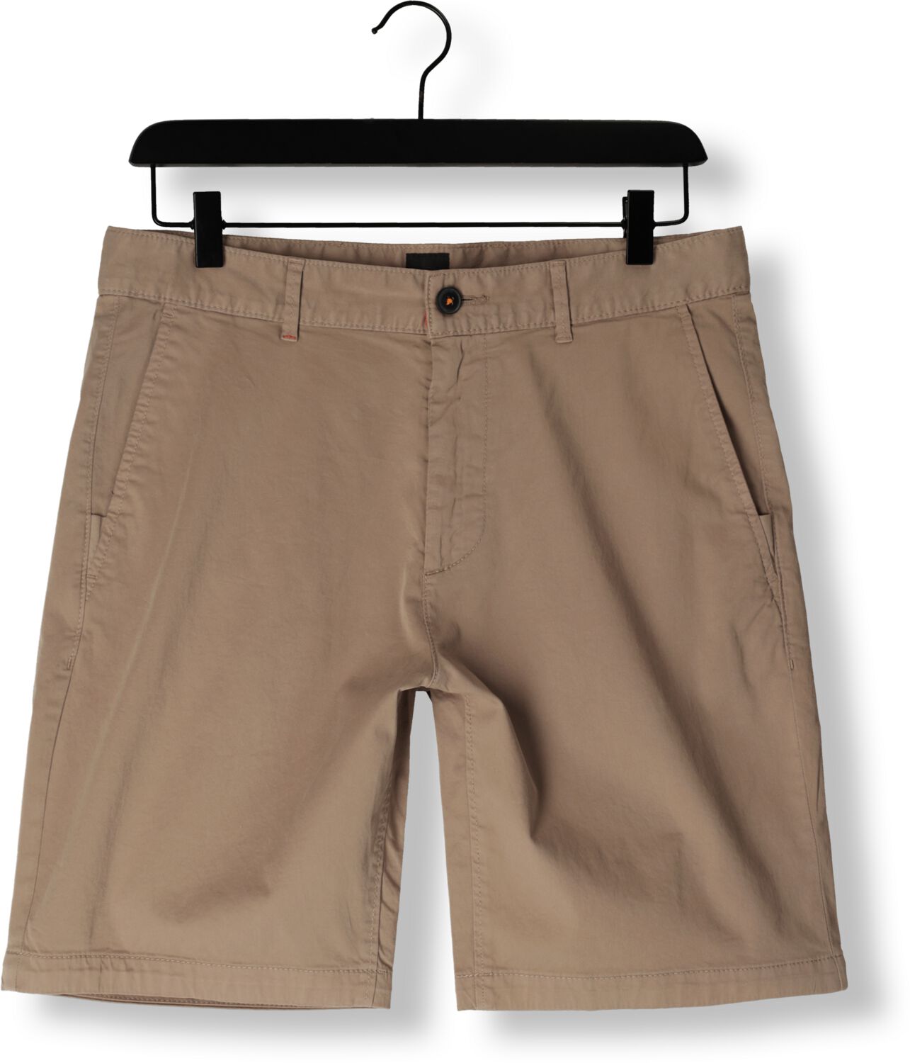 BOSS Heren Broeken Chino-slim-short Beige