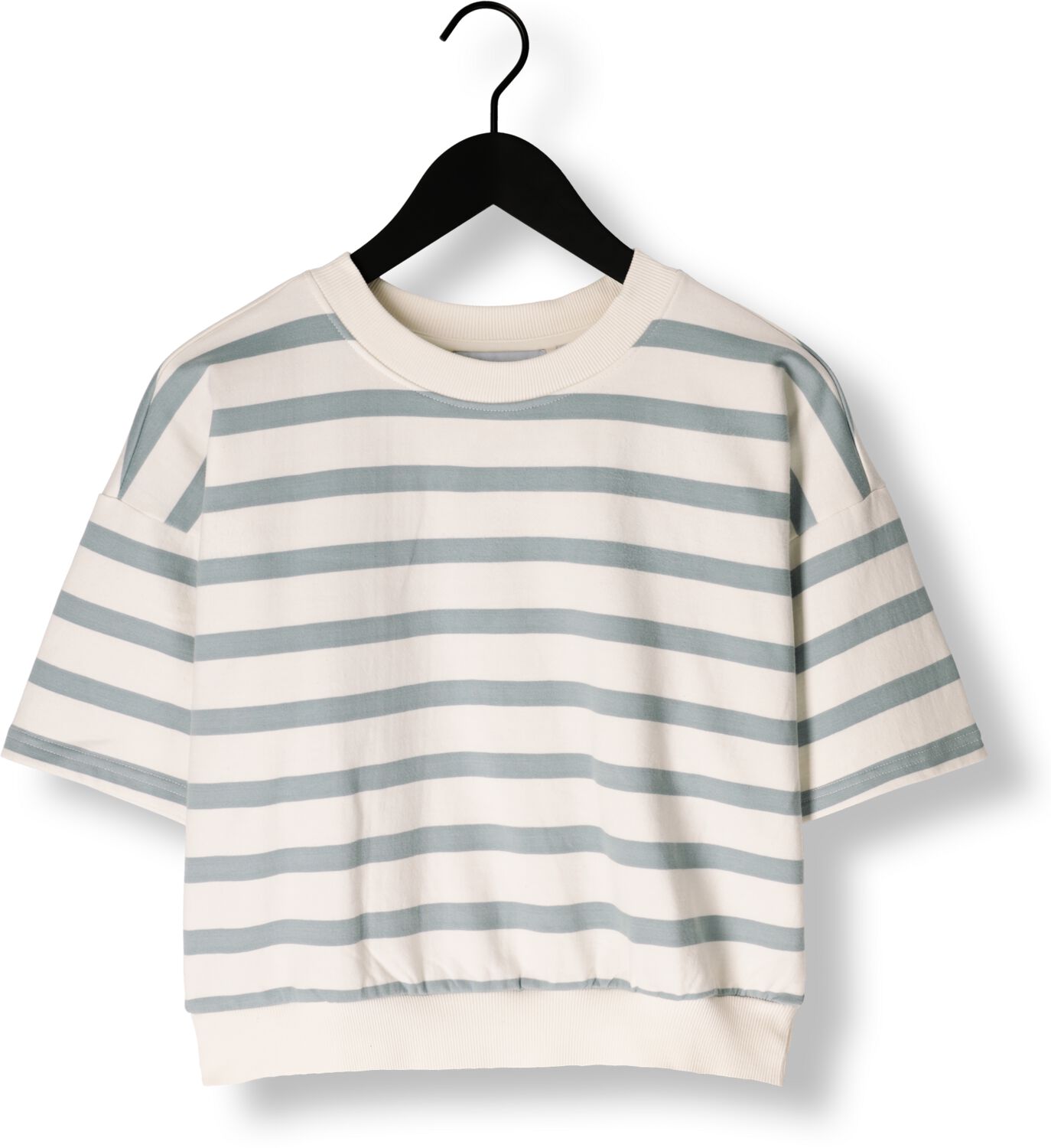 MINUS Dames Truien & Vesten Estella Short Sleeve Sweat Lichtblauw