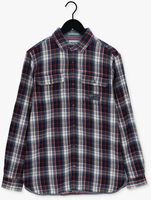 Blauwe SCOTCH & SODA Casual overhemd REGULAR FIT MID-WEIGHT BRUSHED FLANNEL CHECK SHIRT
