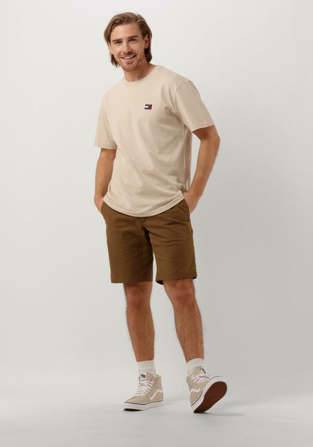 Beige TOMMY JEANS T-shirt TJM CLSC TOMMY XS BADGE TEE - large