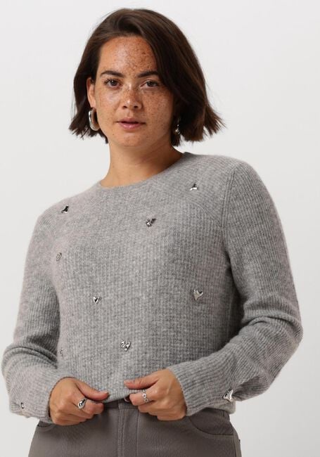 Grijze CAROLINE BISS Truien/vesten 4237 - large