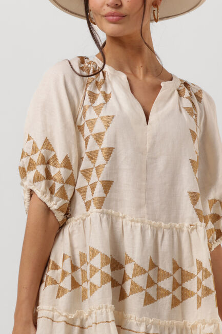 Ecru GREEK ARCHAIC KORI Mini jurk 230343 - large