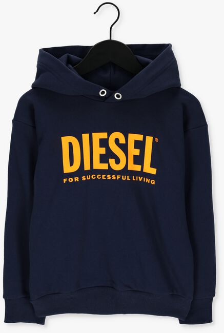 Blauwe DIESEL Trui SDIVISION-LOGOX OVER - large