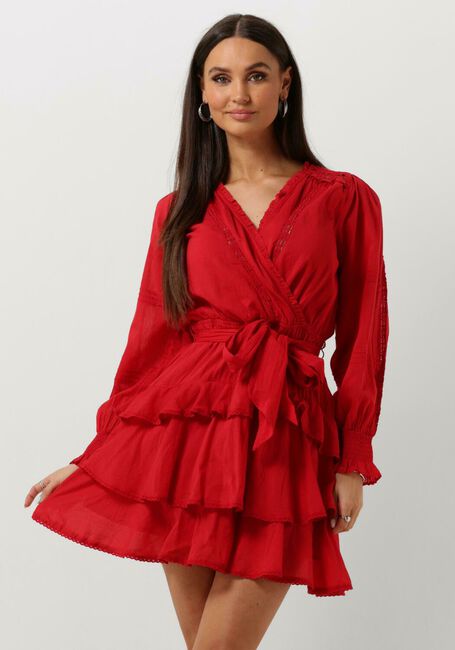 Rode NEO NOIR Mini jurk ADA S VOILE DRESS - large