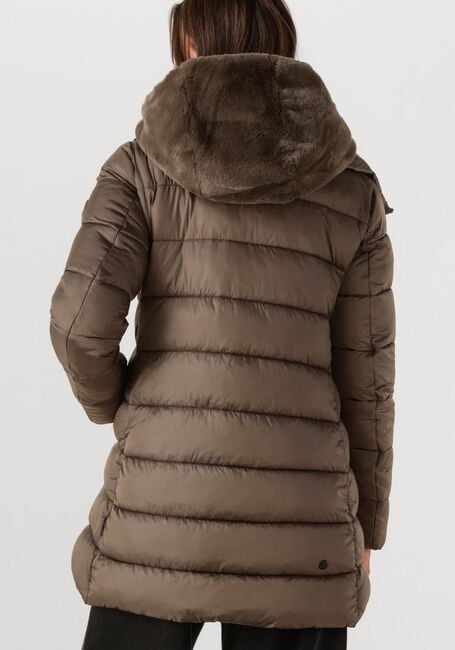 Taupe SAVE THE DUCK Gewatteerde jas MATILDA - large