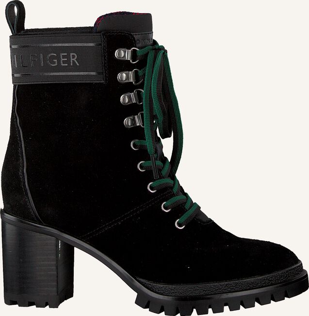 Zwarte TOMMY HILFIGER Veterboots SPORTY OUTDOOR MID HEEL LACE U Zwarte TOMMY HILFIGER Veterboots SPORTY OUTDOOR MID HEEL LACE U - large