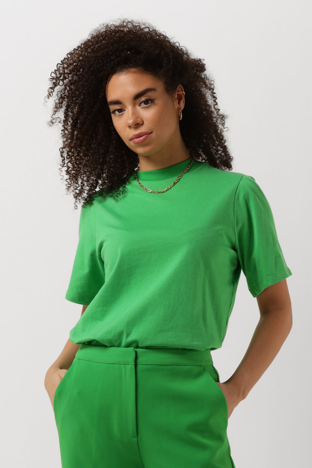 Dames shop shirt groen