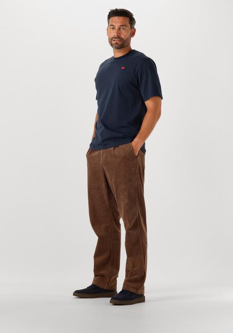 Bruine ANERKJENDT Chino AKJAN CORD PLEAT PANTS - large