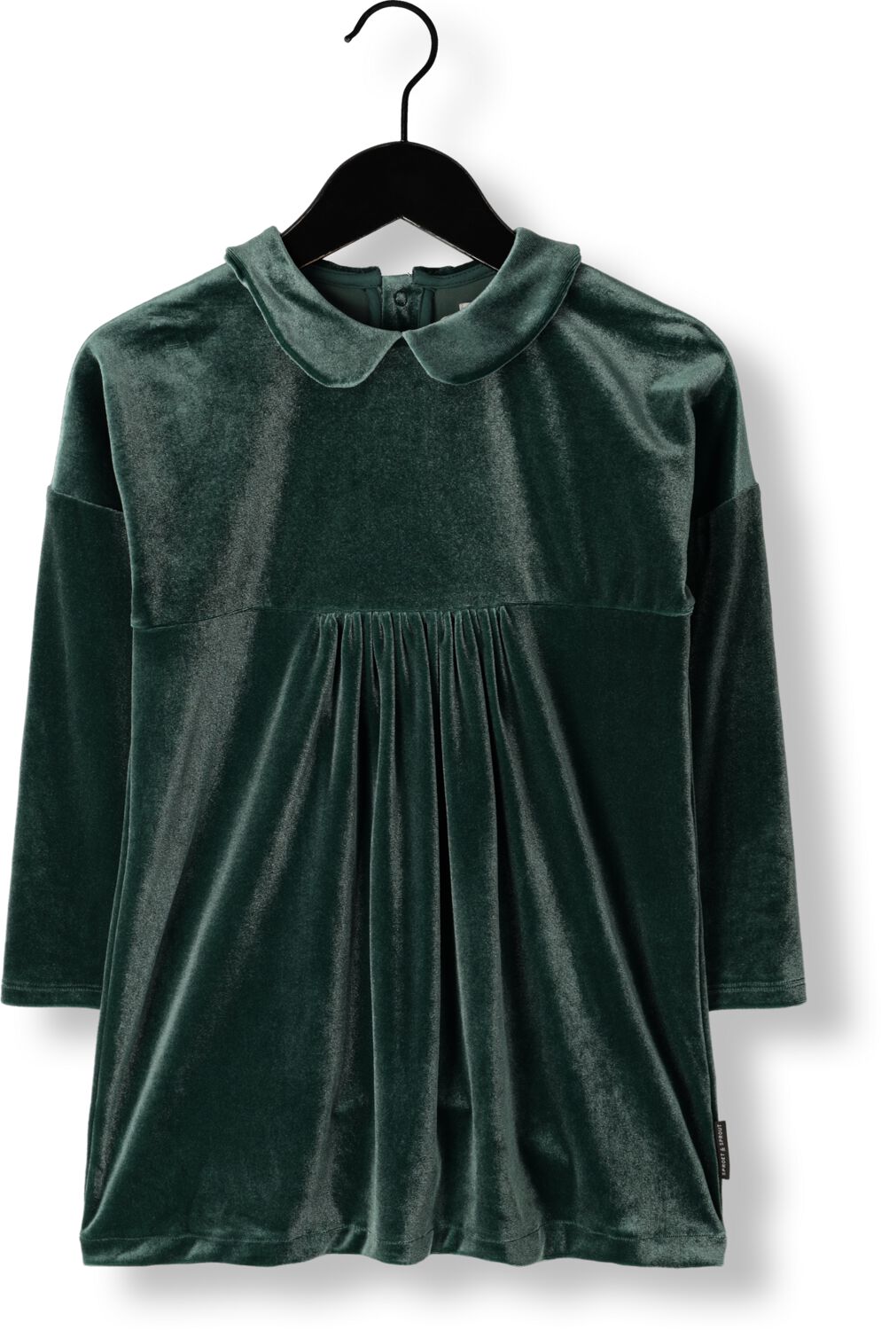 Sproet & Sprout Meisjes Jurken Dress Velvet Groen