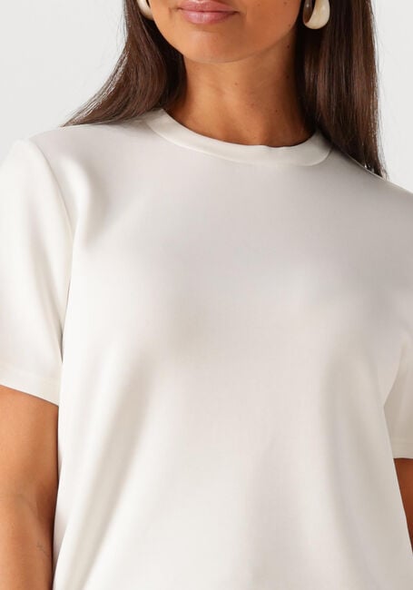 Witte SELECTED FEMME Top SLFTENNY SS BOXY O-NECK - large