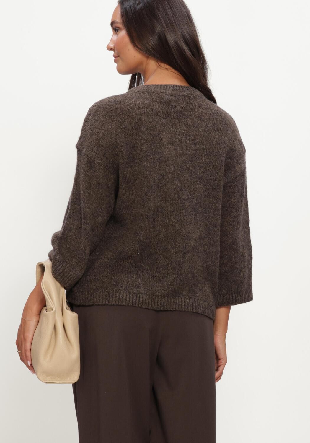 Bruine MODSTR&Ouml;M Truien/vesten BAILORMD CARDIGAN - large