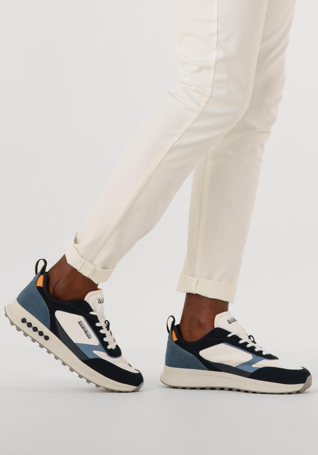 Blauwe NAPAPIJRI Lage sneakers SLATE - large