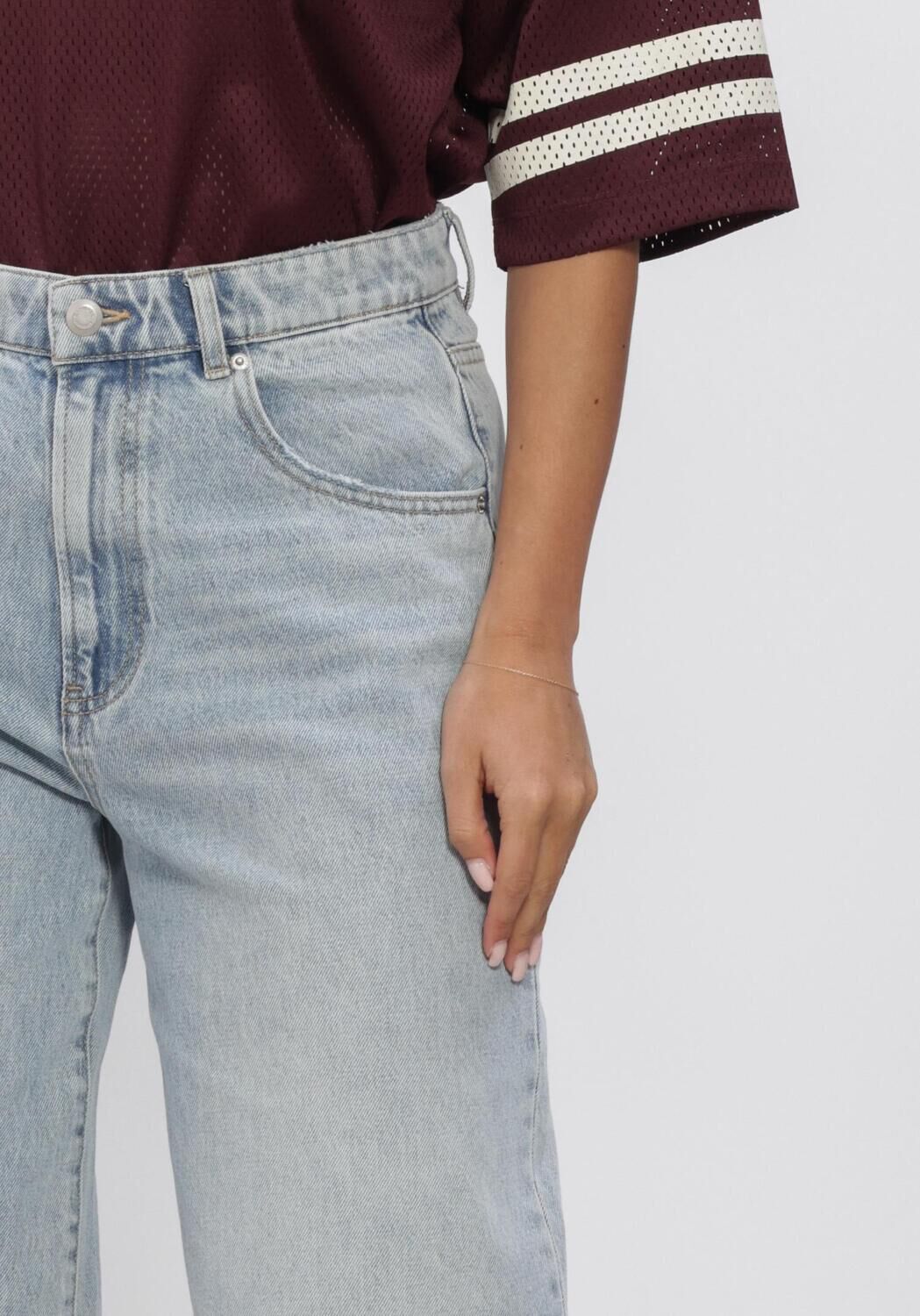Blauwe CATWALK JUNKIE Jeans SUPER LOOSE FIT JEANS DAMAGED - large