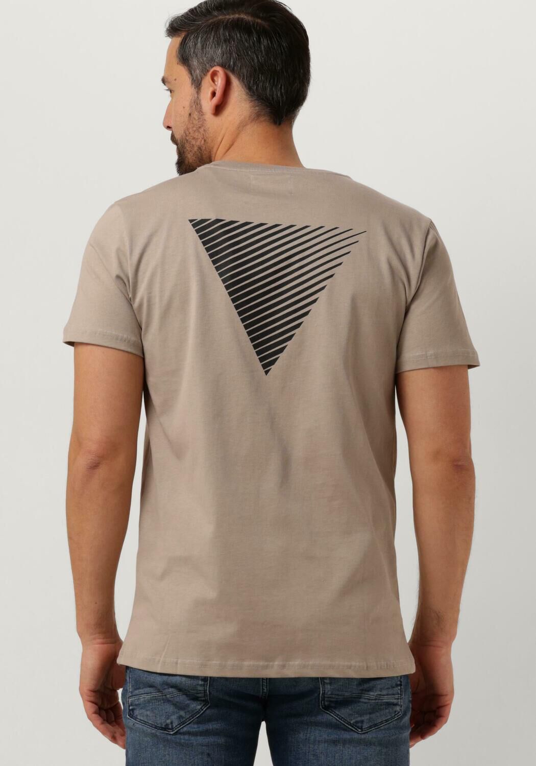 PURE PATH Heren Polo's & T-shirts Pure Logo T-shirt Taupe