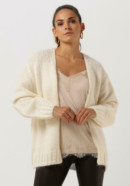 Beige SELECTED FEMME Vest SUANNE LS KNIT CARDIGAN - large