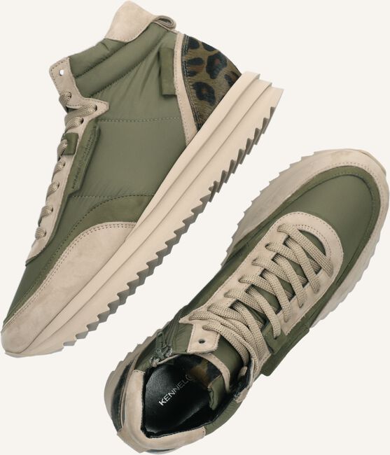 Groene KENNEL & SCHMENGER Hoge sneakers 19420 Groene KENNEL & SCHMENGER Hoge sneakers 19420 - large