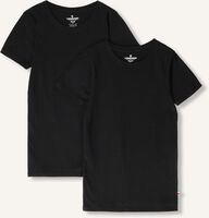 Zwarte VINGINO T-shirt BOYS T-SHIRT ROUND NECK (2-PACK) Zwarte VINGINO T-shirt BOYS T-SHIRT ROUND NECK (2-PACK) - medium