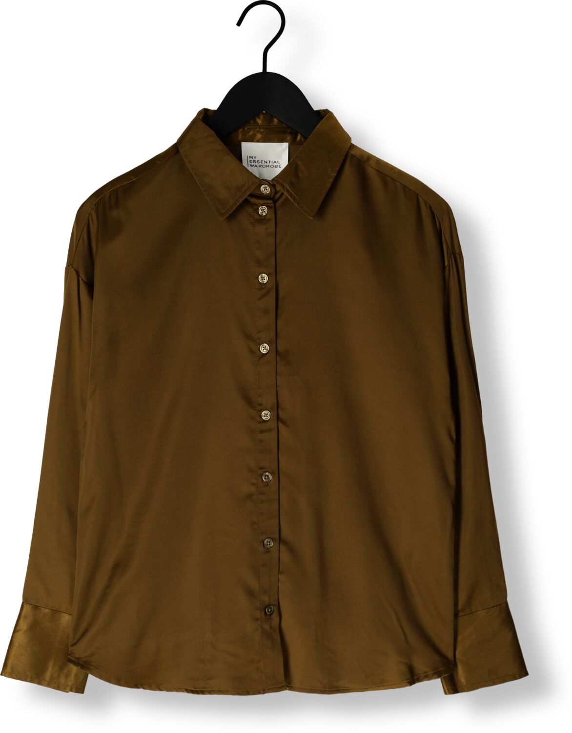 MY ESSENTIAL WARDROBE Dames Tops & T-shirts Estellemw Shirt Donkergroen
