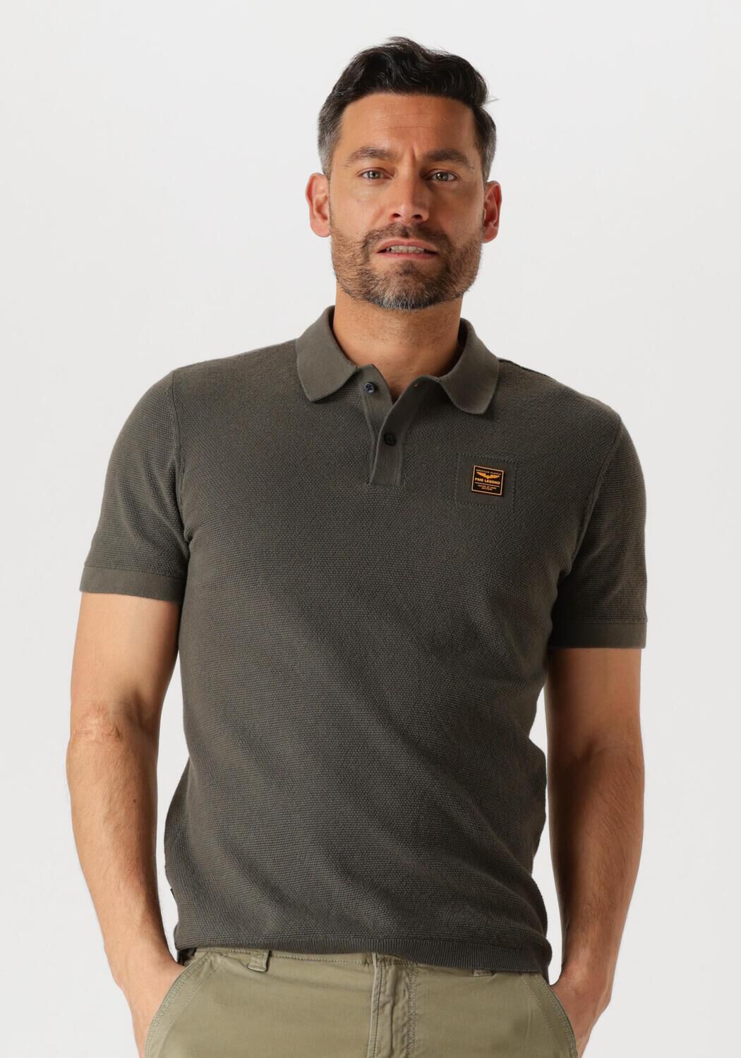 PME LEGEND Heren Polo's & T-shirts Short Sleeve Polo Cotton Groen