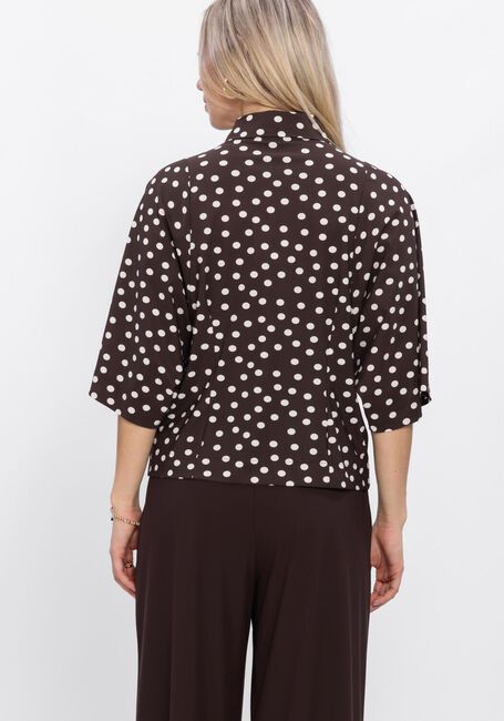 Bruine STUDIO ANNELOES Blouses Fabienne dot blouse - large