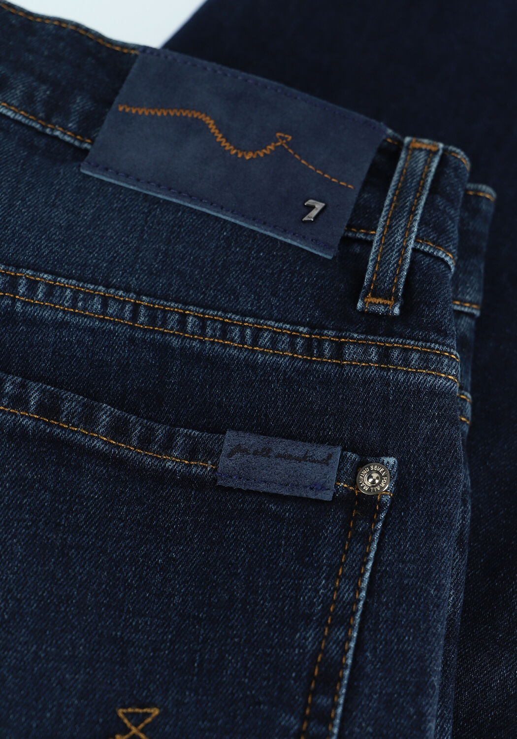 Blauwe 7 FOR ALL MANKIND Slim fit jeans RONNIE SPECIAL EDITION AMERICA - large