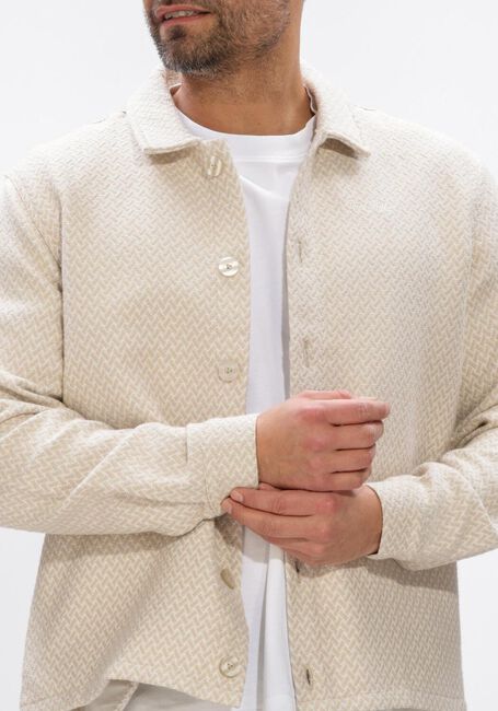 Beige PURE PATH Overshirts TWO COLORED WEAVE OVERSHIRTS - large