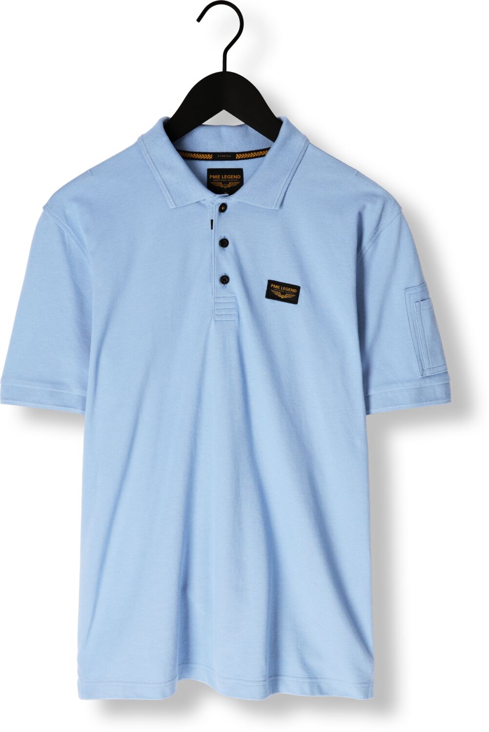 PME LEGEND Heren Polo's & T-shirts Trackway Polo Blauw